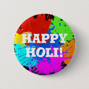 holiES - Splashes round 2 + your ideas 6 Cm Round Badge
