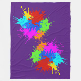 holiES - Splashes round 2 + your ideas Fleece Blanket