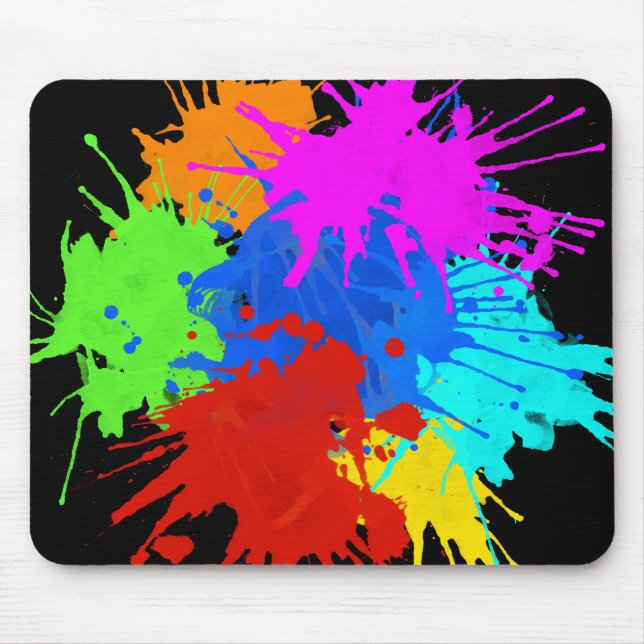 holiES - Splashes round 2 + your ideas Mouse Pad (Front)