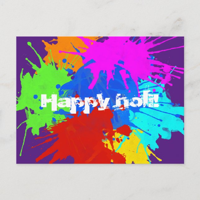 holiES - Splashes round 2 + your ideas Postcard (Front)