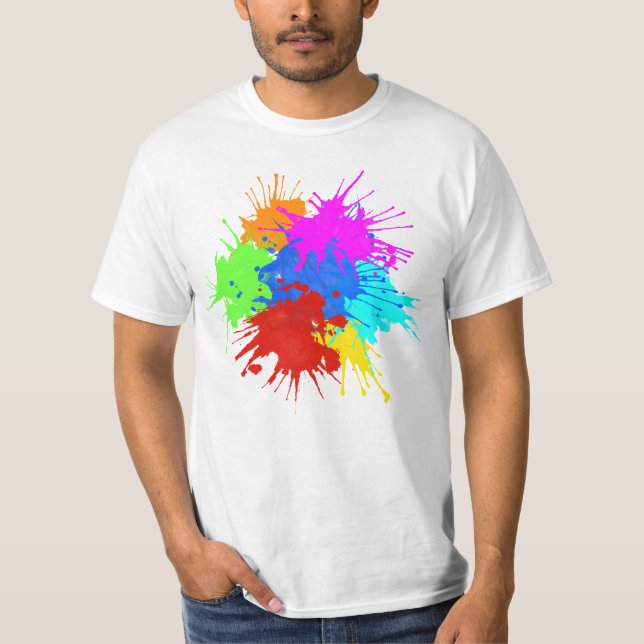 holiES - Splashes round 2 + your ideas T-Shirt (Front)