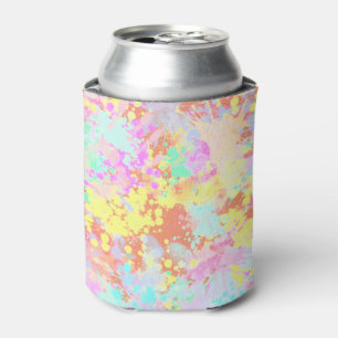 holiES - Splashes seamless pattern pastel 1 Can Cooler
