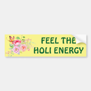 holiES - Watercolor Spring Flowers Bouquet 2 Bumper Sticker
