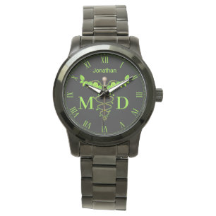 Holistic Alternative Caduceus Medical Doctor Watch