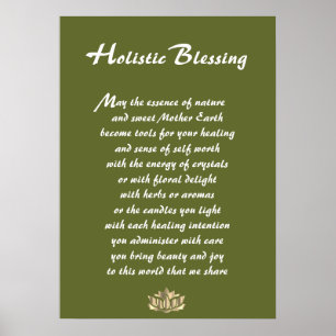 Holistic Blessing Poster