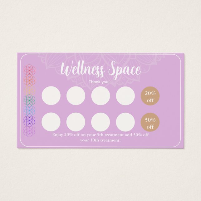 Holistic design Loyalty Card (Front)