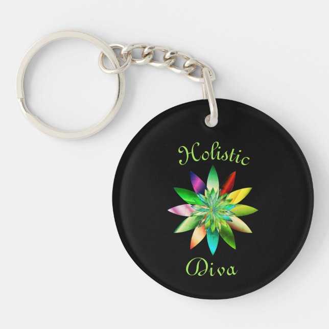 Holistic Diva Key Ring (Front)