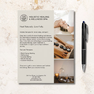 Holistic Health Therapist Promotional Business  Flyer