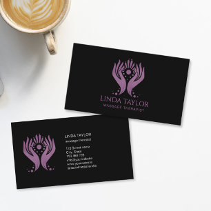 Holistic Massage Hands Therapy Healer Energy Business Card