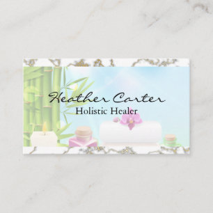 Holistic Spa Salon Business Card