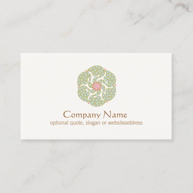 Holistic Symbol Healing  Arts Business Card (Front)