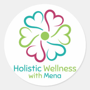 Holistic Wellness  Classic Round Sticker