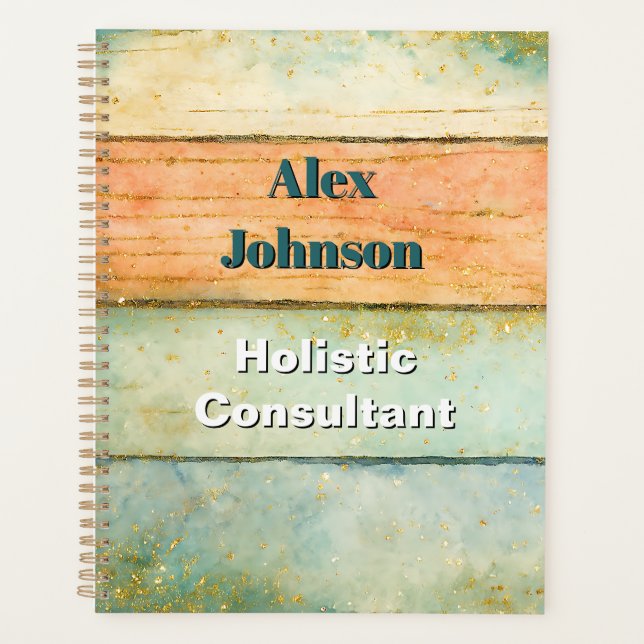 Holistic Wellness Consultant Naturopaths Spiritual Planner (Front)