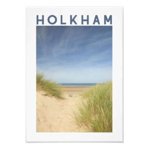 Holkham Beach Norfolk Coastal Poster