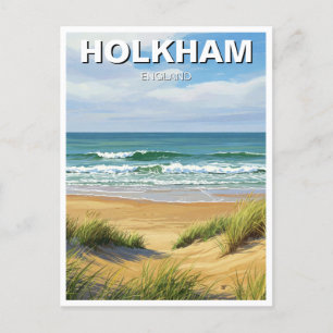 Holkham Norfolk England Travel Postcard