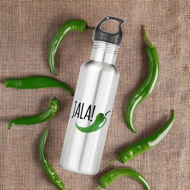 Holla Jalapeno Water Bottle (Creator Uploaded)
