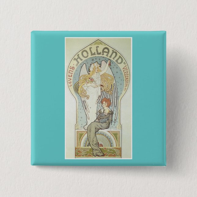 Holland 15 Cm Square Badge (Front)