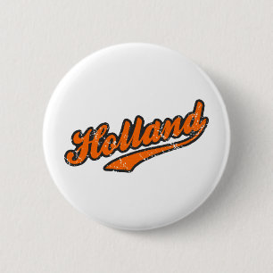 Holland 6 Cm Round Badge