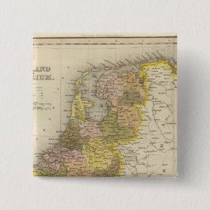 Holland And Belgium 2 15 Cm Square Badge