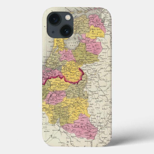 Holland And Belgium Case-Mate iPhone Case (Back)