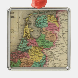 Holland And Belgium Metal Tree Decoration