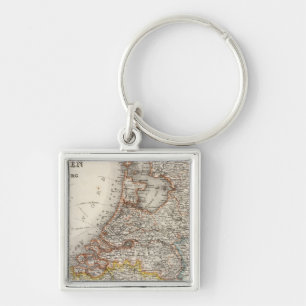 Holland, Belgium, Luxembourg Key Ring