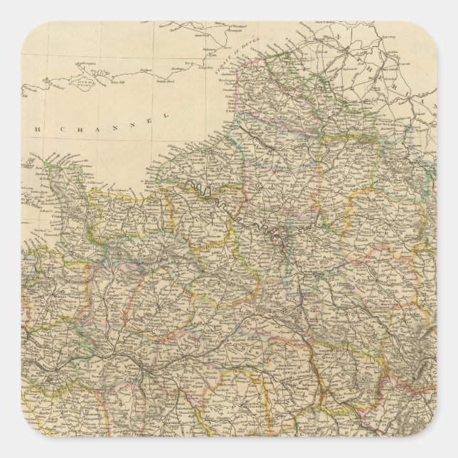 Holland, Belgium Square Sticker (Front)
