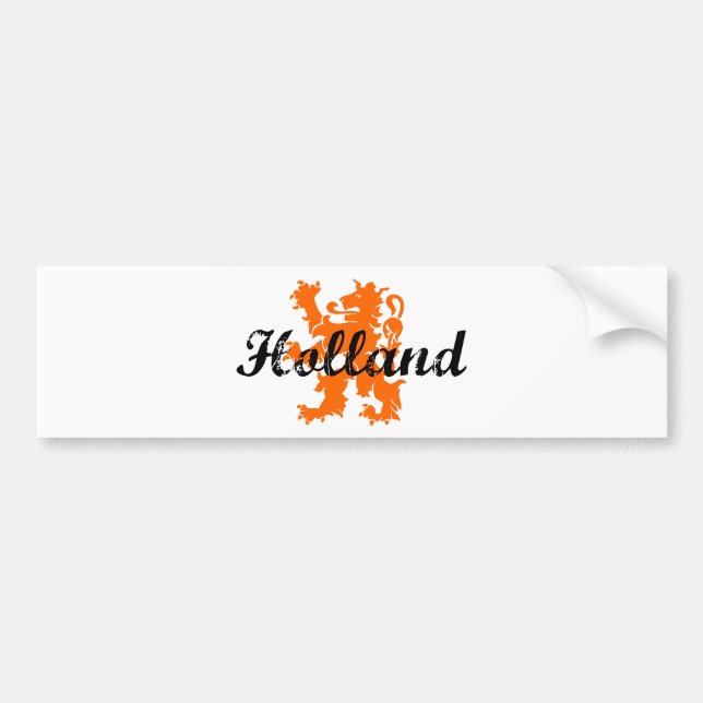 Holland Bumper Sticker (Front)