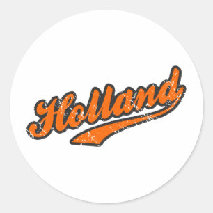 Holland Classic Round Sticker