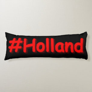 "#Holland" Cute Design. Buy Now Body Cushion