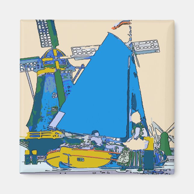 Holland, Dutch Blue, Magnet (Front)