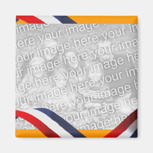 Holland Dutch Red White Blue Orange Fridge Magnet