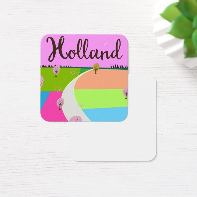 Holland fields travel poster (Desk)