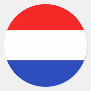Holland Flag Classic Round Sticker