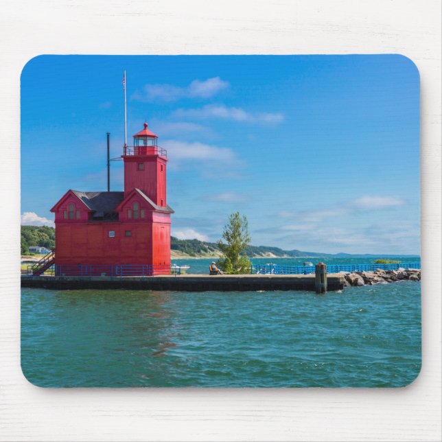 Holland Harbour Lighthouse Mouse Pad (Front)