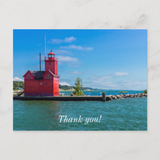 Holland Harbour Lighthouse Postcard