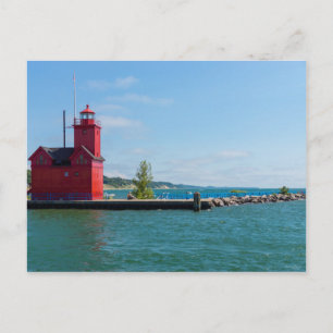 Holland Harbour Lighthouse Postcard
