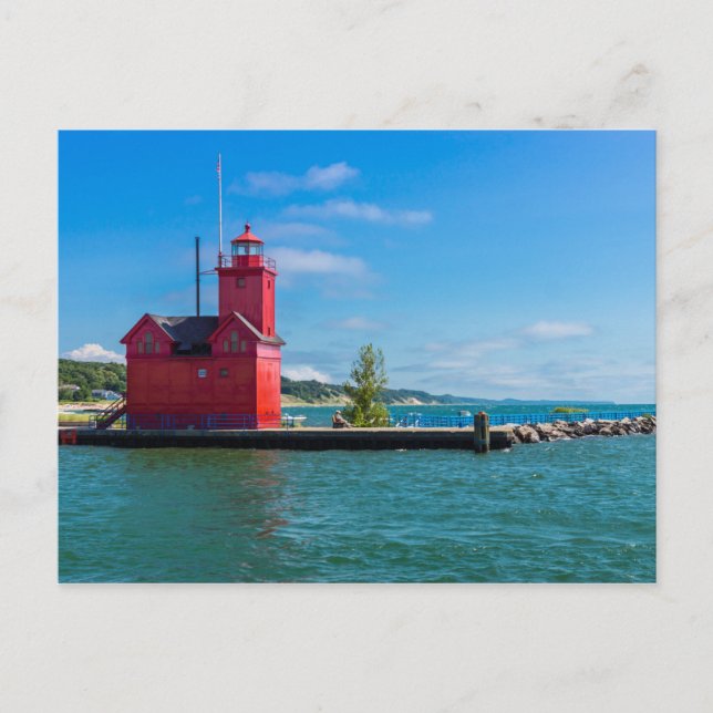 Holland Harbour Lighthouse Postcard (Front)