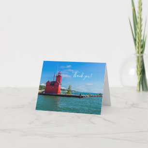 Holland Harbour Lighthouse Thank You Card