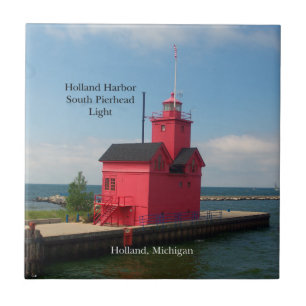 Holland Harbour South Pierhead Light 2011 tile