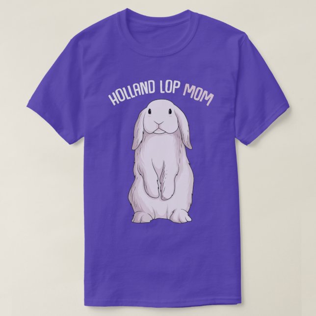 Holland Lop Bunny Rabbit Mom Women  T-Shirt (Design Front)