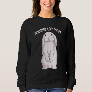 Holland Lop Bunny Rabbit Mum Women Sweatshirt