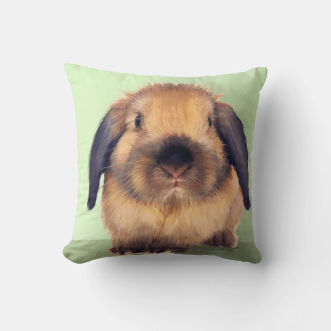 Holland Lop Cushion (Front)
