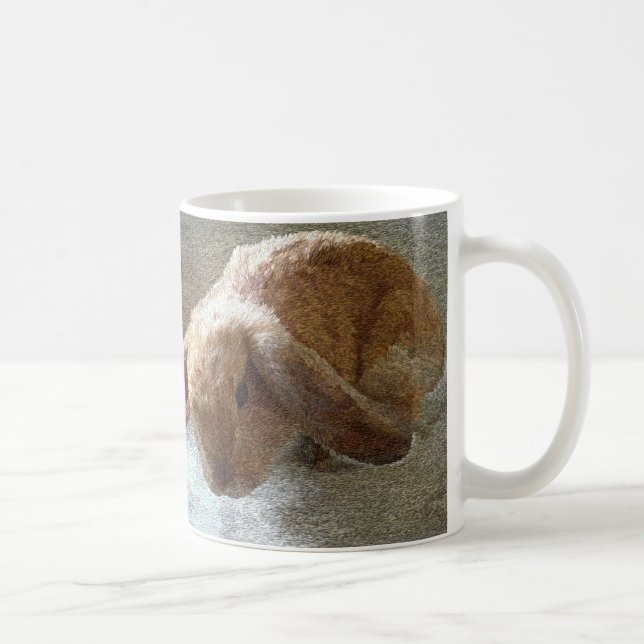 Holland Lop Eared Rabbit Mugs (Right)
