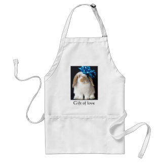 Holland Lop gift of love apron
