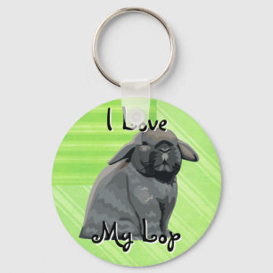 Holland Lop Keychain