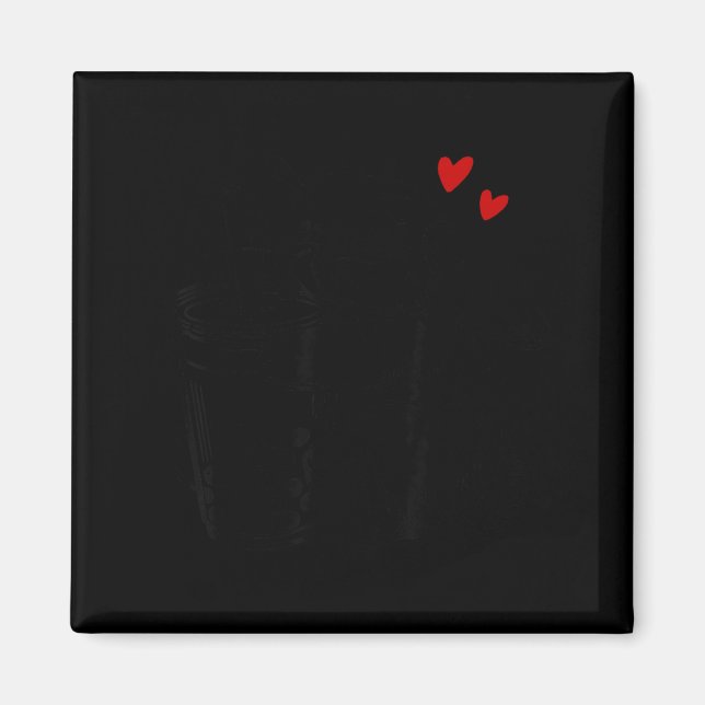 Holland Lop Rabbit Loves Boba Tea Bunny &amp; Bubb Magnet (Front)