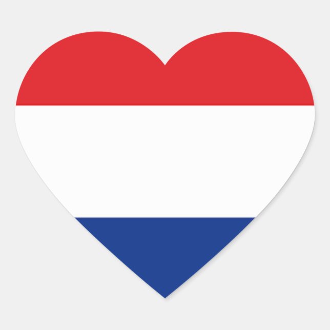Holland Love Heart Sticker (Front)