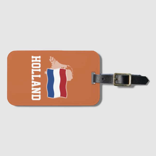 Holland Luggage Tag (Front Horizontal)