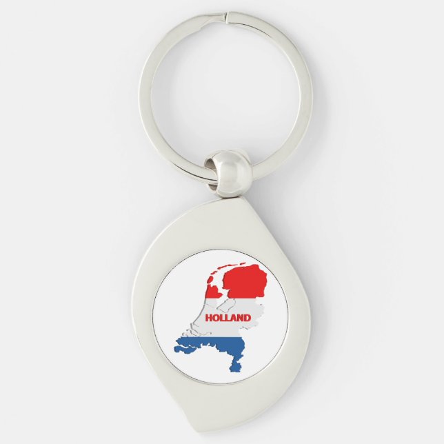Holland map key ring (Front)